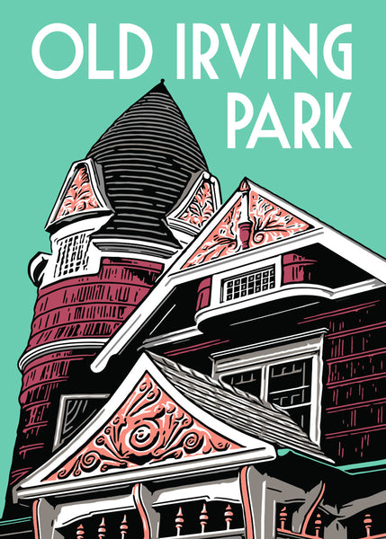 Old Irving Park Poster